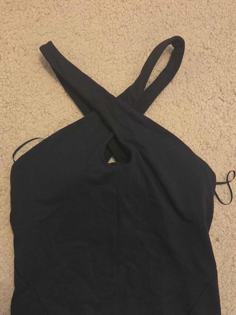 lululemon Align Keyhole Halter Tank Top, Size 4, Black